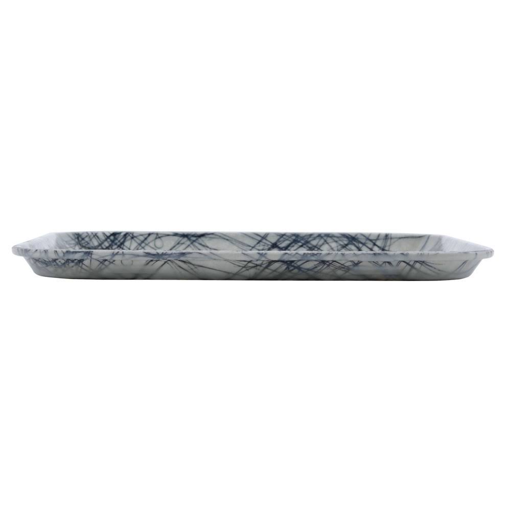 Swirl Gray 13 inch Square Fiberglass Camtray M15303