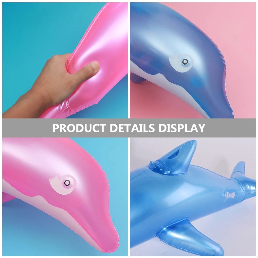 12 Pcs Dolphin Inflatable Pool Toy B9425