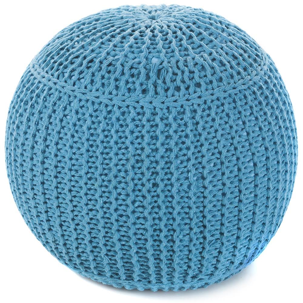 Blue Indian Pouf H471