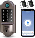 Keyless Entry Smart Door Lock with Fingerprint, Bluetooth and Touchscreen Keypad N1172