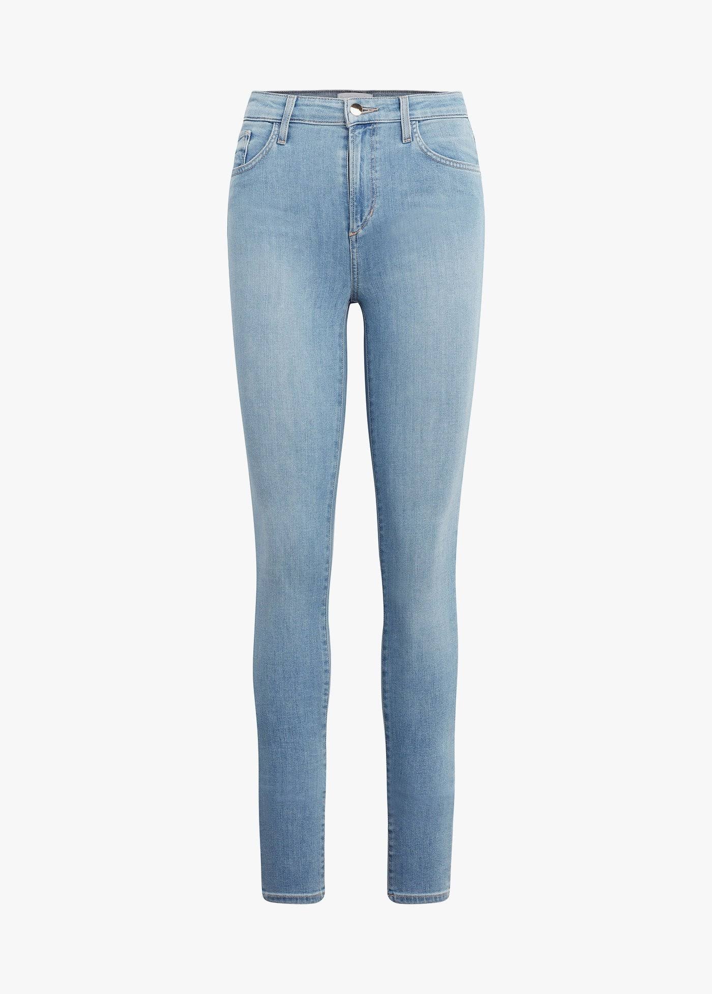 White High Rise Skinny Jeans M1779
