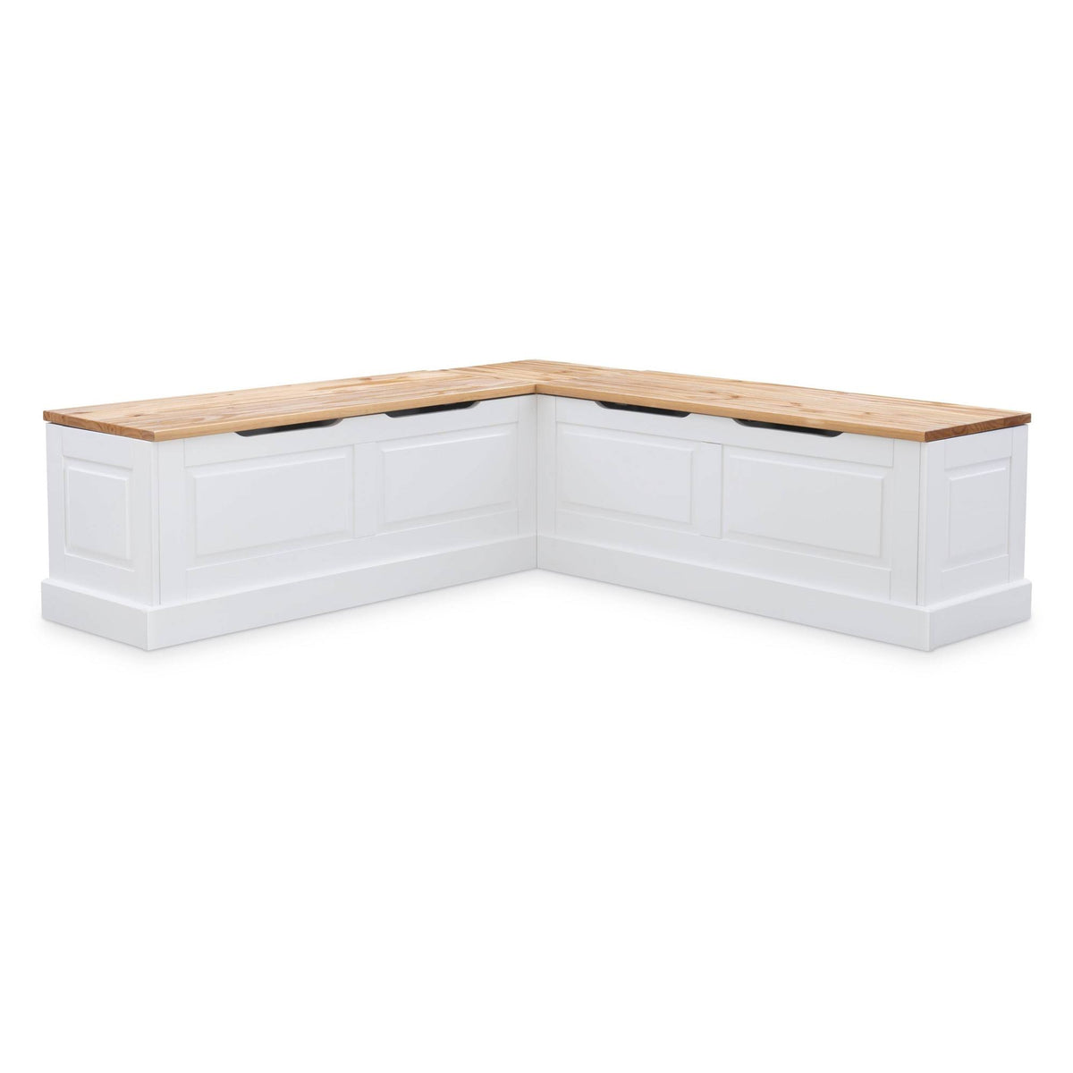 Natural Finish Breakfast Nook with Table and Storage, Seats 4 A823075