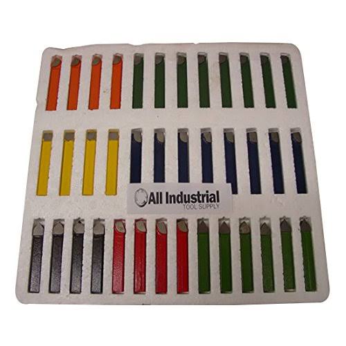 38 Piece Carbide Tipped Lathe Tool Bit Set M72534