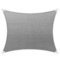 Grey Rectangle Sun Shade Sail X385