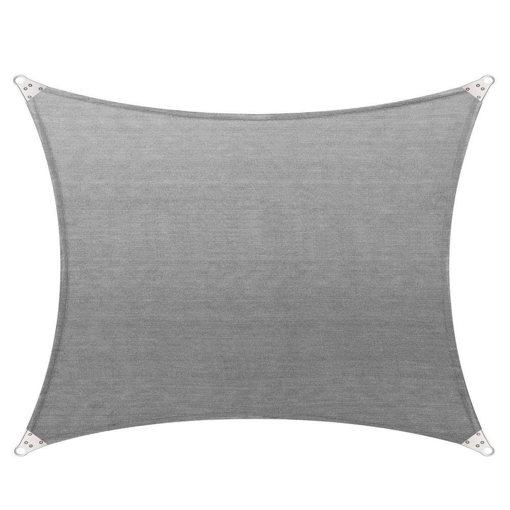 Grey Rectangle Sun Shade Sail X385