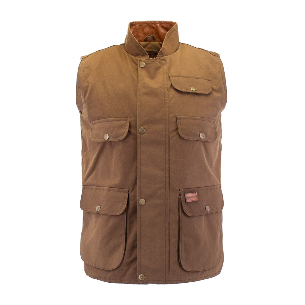 Waterproof Breathable Cotton Oilskin Outdoor Vest U870688