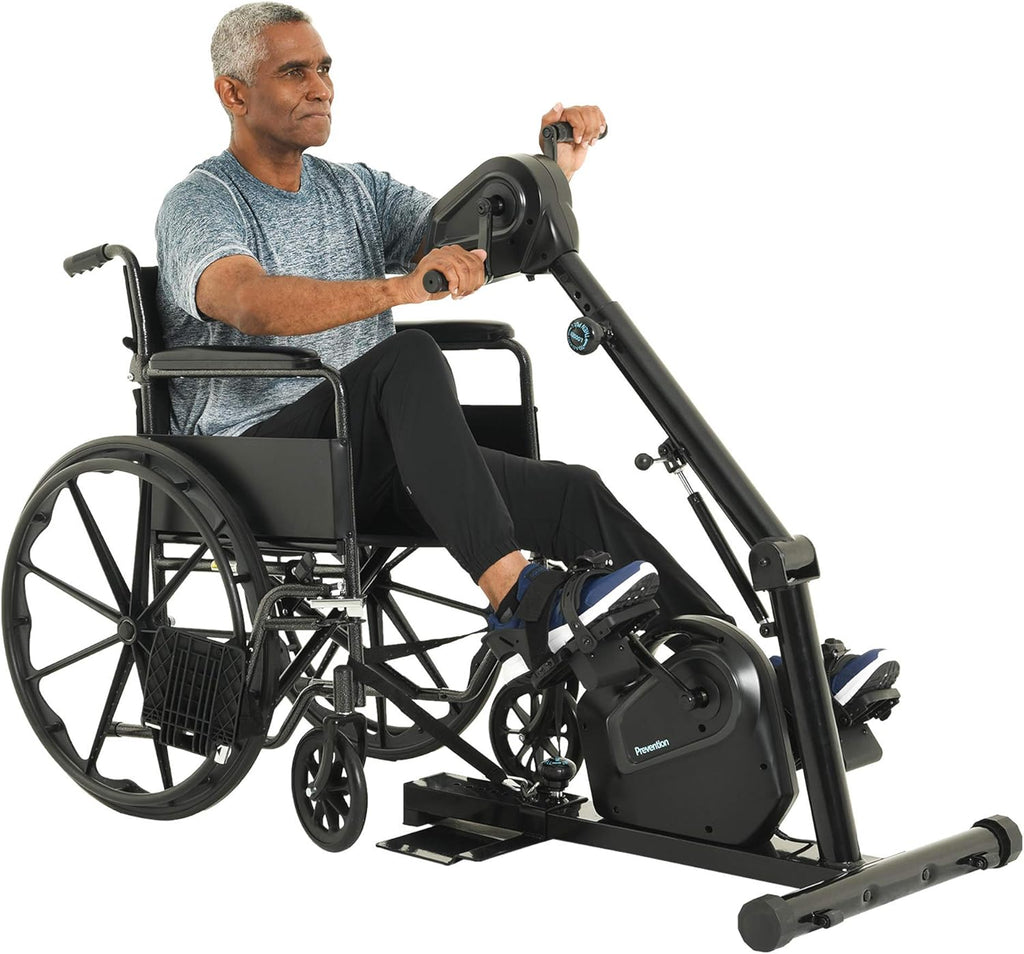 Motorized Dual Hand and Foot Recovery Exerciser, Black/Grey B9158