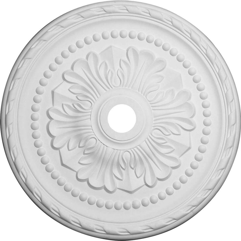 Silver Palmetto Ceiling Medallion E658447