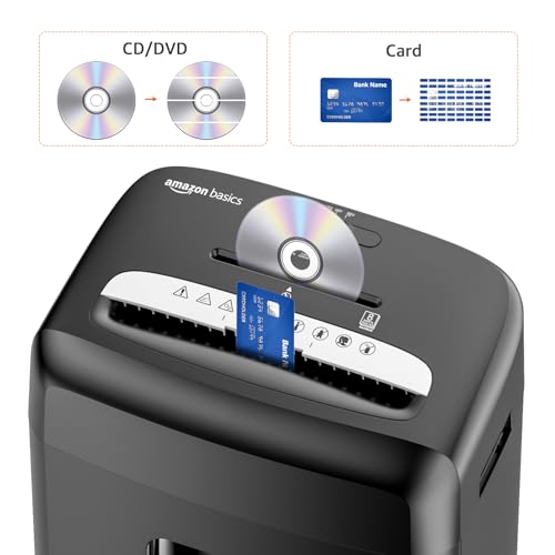 6 Sheet Micro Cut Paper Shredder, Black G27632