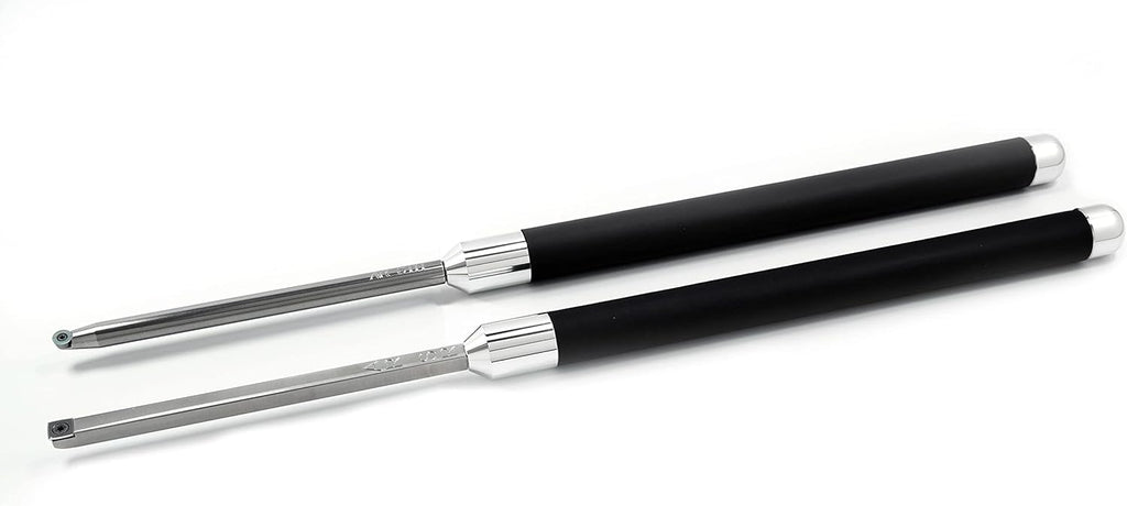 Carbide Turning Tools for Wood Lathe, 12" Tools, 17" Handles, 2 Tool Set U748130