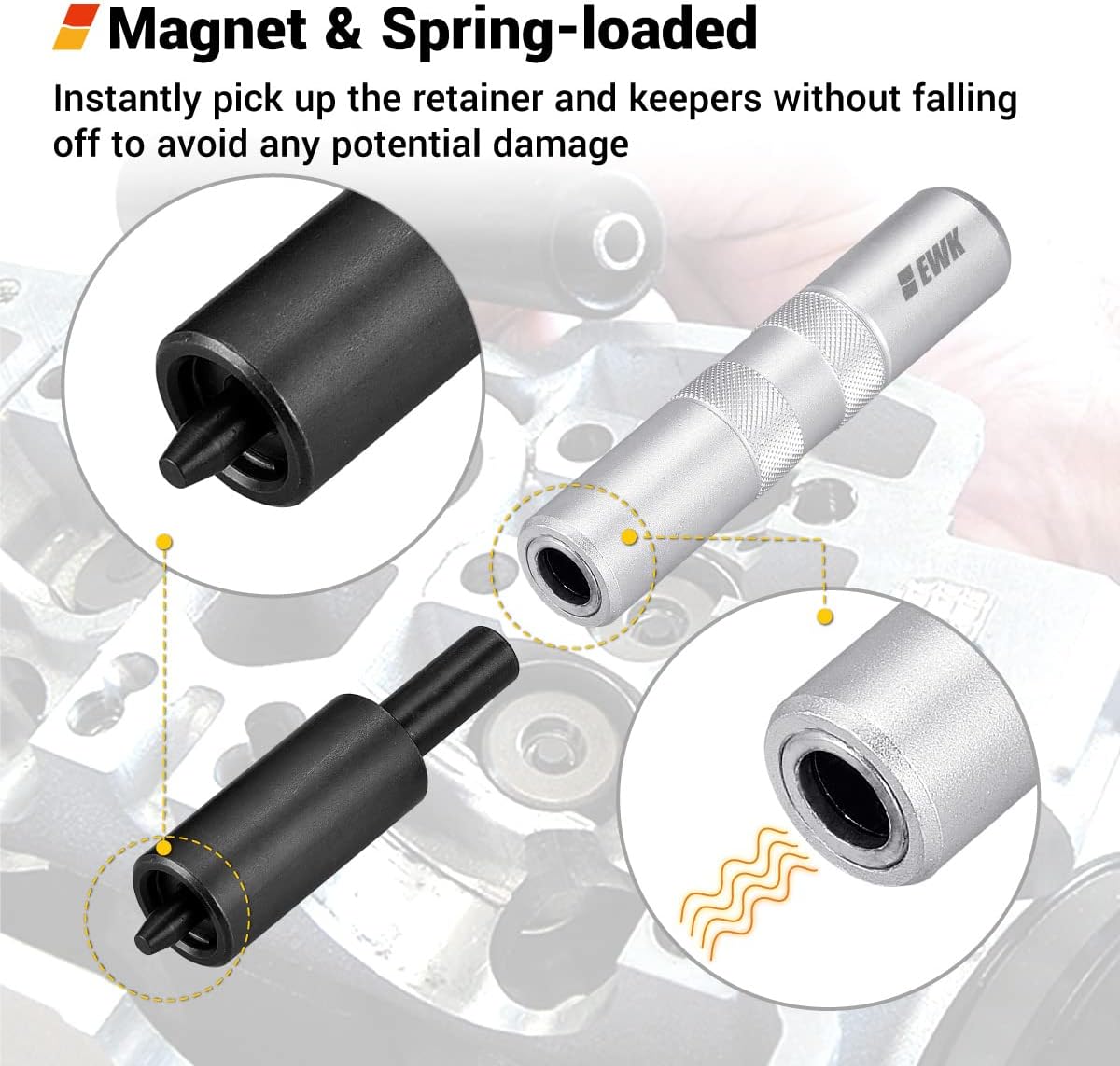 2 Sizes Valve Spring Compressor Kit Q2006