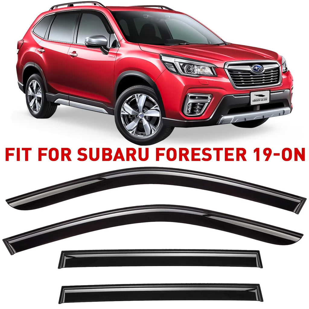 4 Pieces Glass Rain Guards for Subaru Forester T83203