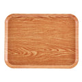 Rectangular Fiberglass Cafeteria Camtray - Light Elm - 20-1/4x22 x 15x22 A5192