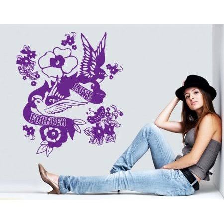 Black 39in x 46in Wall Decal K7334