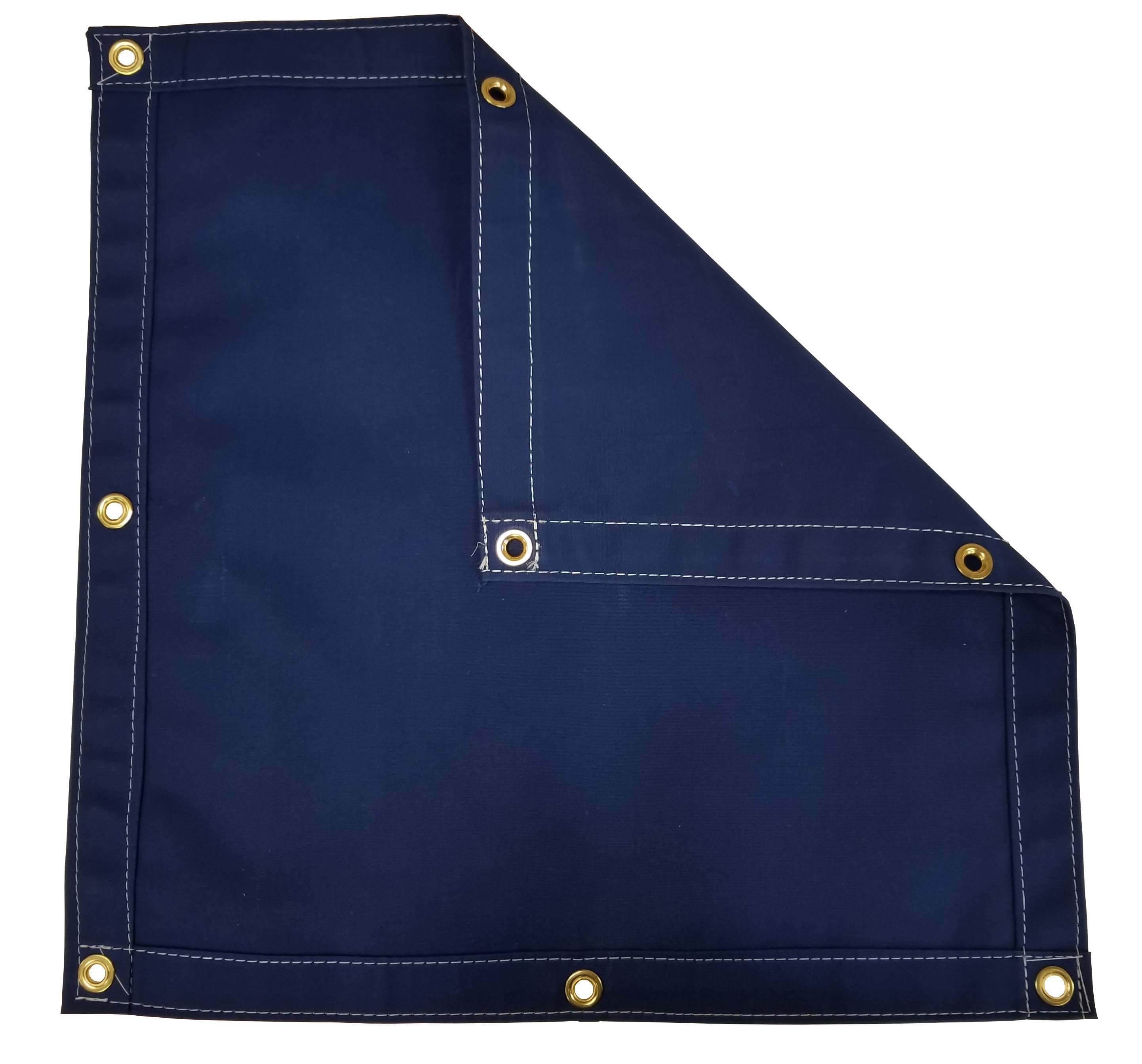 14.5 oz Blue Polyester Canvas Tarp N15792