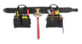 Carpenter's Combo Tool Belt with Steel Roller Buckle, 17-Pocket, 4-Piece B3483