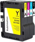 Sublimation Ink Cartridge 4-Pack for Sawgrass Virtuoso SG500 SG1000 Printer R694
