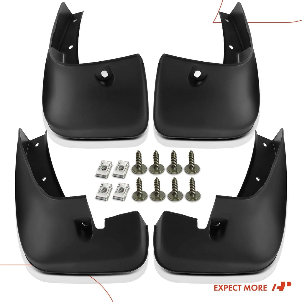 Mud Flaps Splash Guards 4-PC Set W553