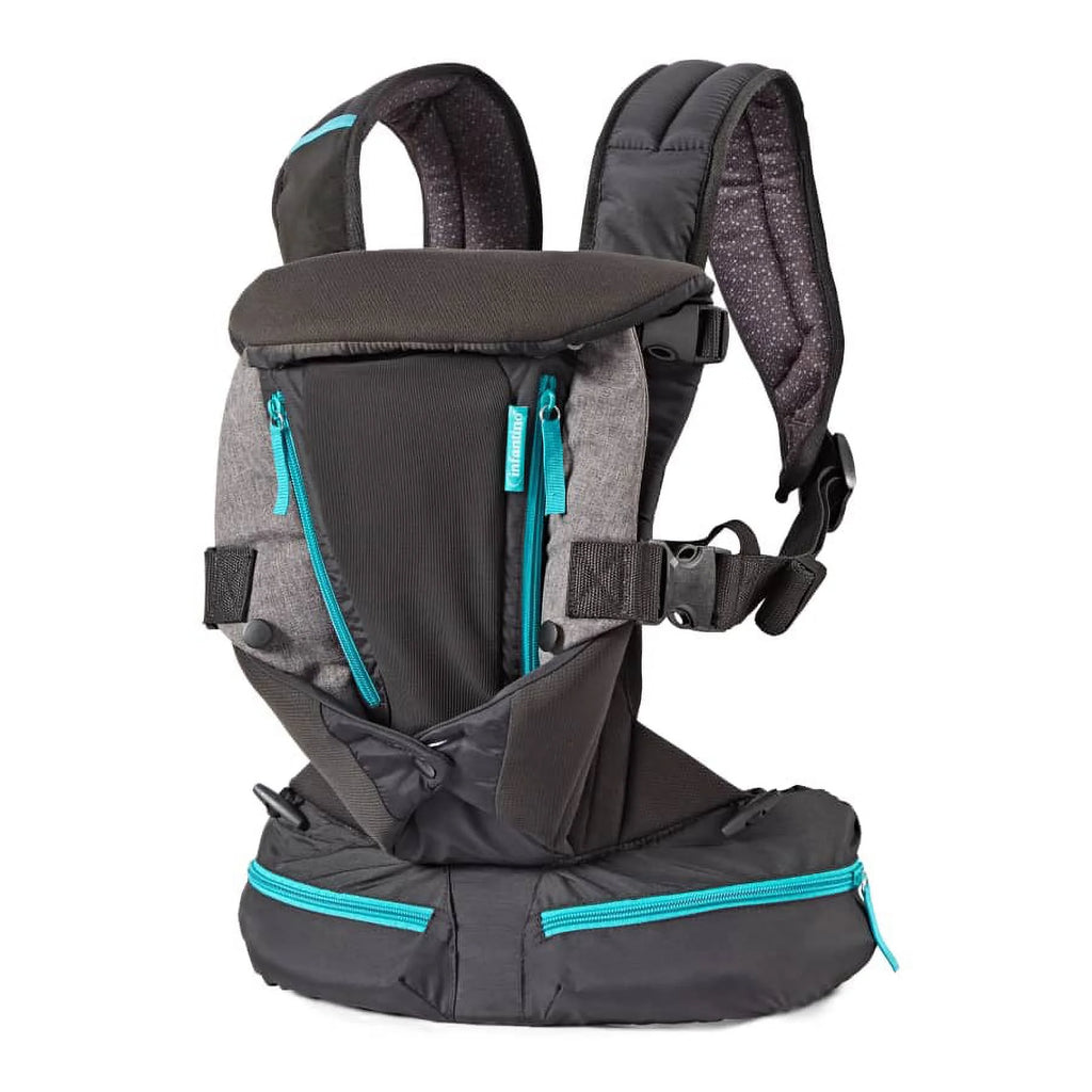 Black Ergonomic Baby Carrier, 4-Position, 8-40lbs C6257