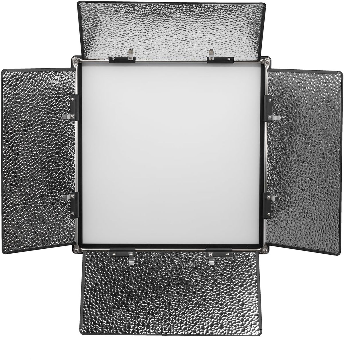 Bi-Color Soft Panel LED Lighting Kit with Barn Doors, Stands and Case W911
