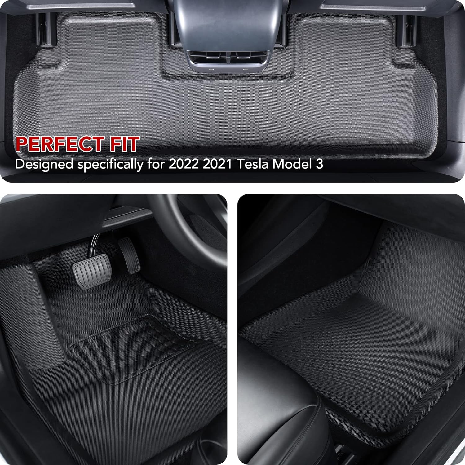 3D All-Weather Waterproof Floor Liners Set V2670