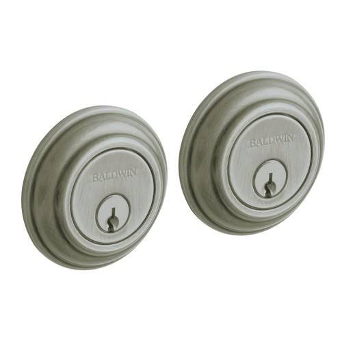 Satin Brass and Brown Double Cylinder Deadbolt Q2451