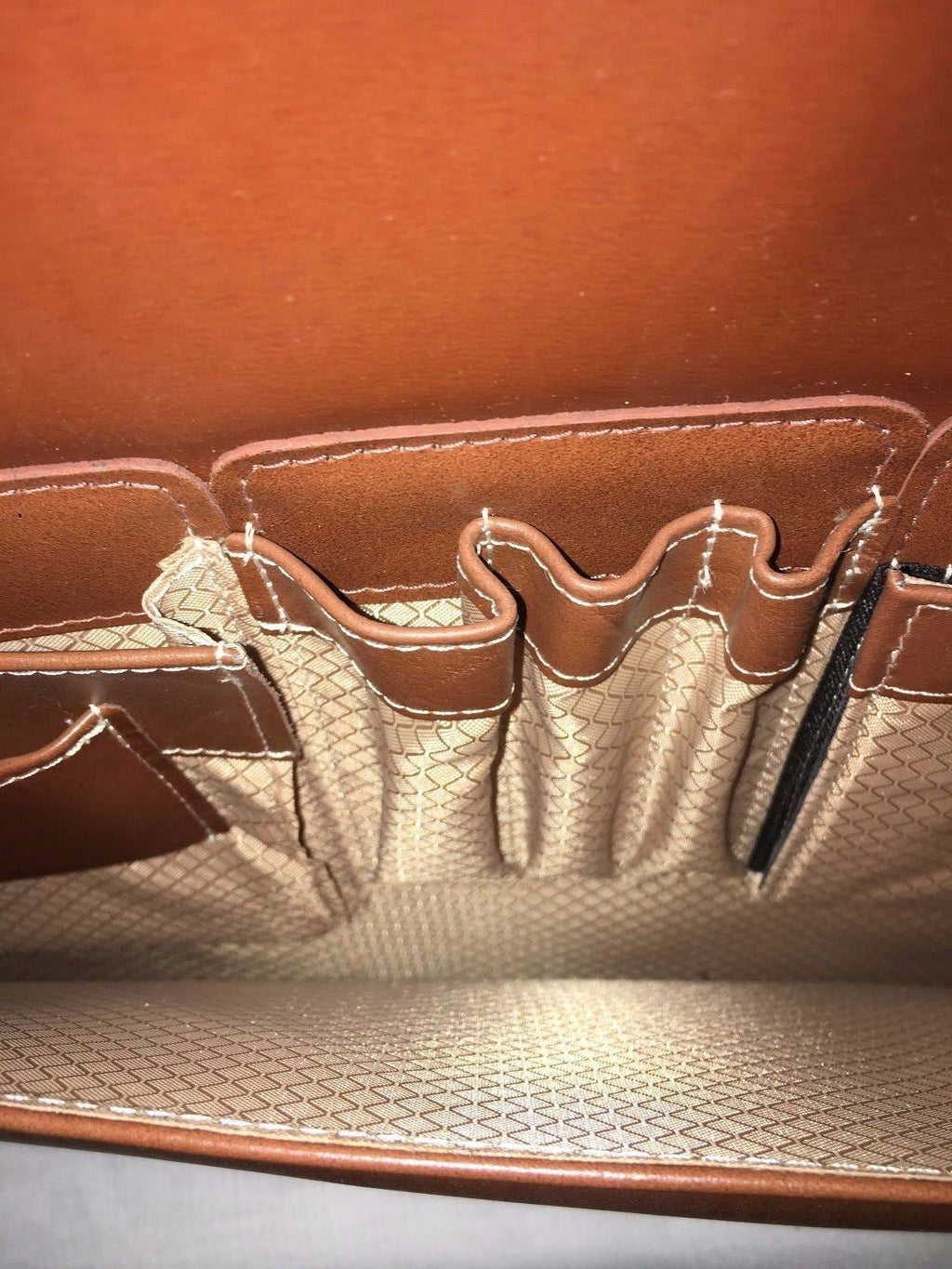 Brown Double Compartment Laptop Case P68219