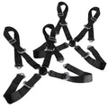 Black 4 Point Camlock Seat Belt Harnesses L92579