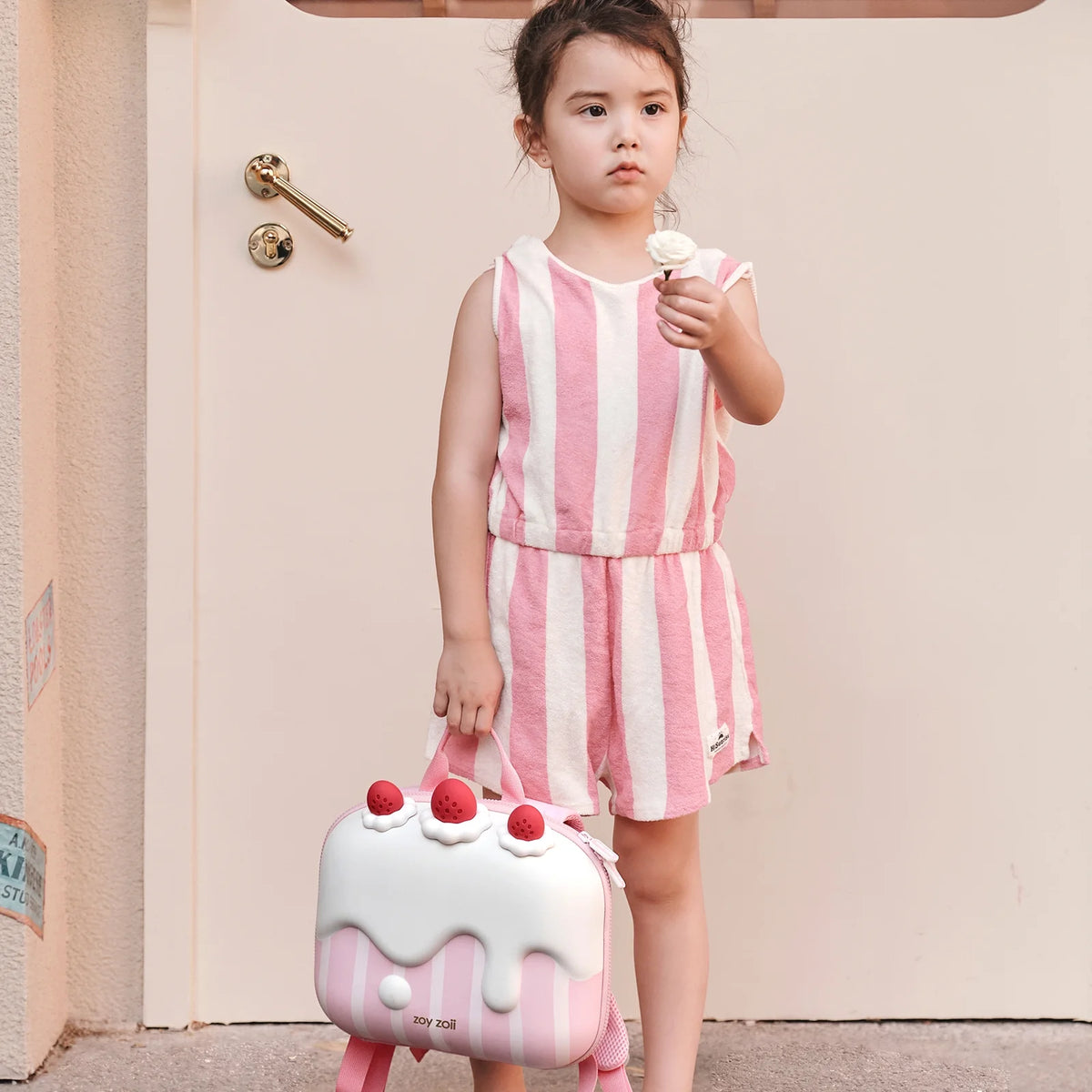 Pink Toddler Backpack Mini Travel Bag T2508