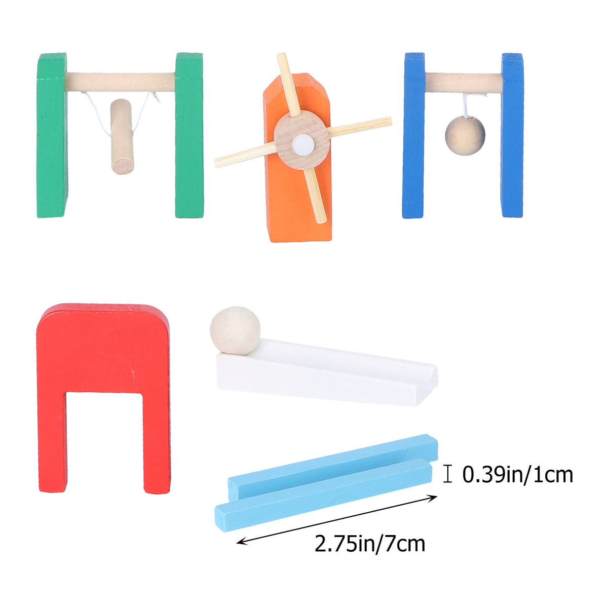 Wooden Domino Blocks Building Toy D55610