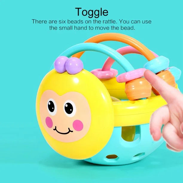Silicone Rattle Ball Sensory Teether Toy X607248