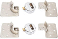73Mm 2Pcs Hidden Shackle Padlock with 4 Keys U33005