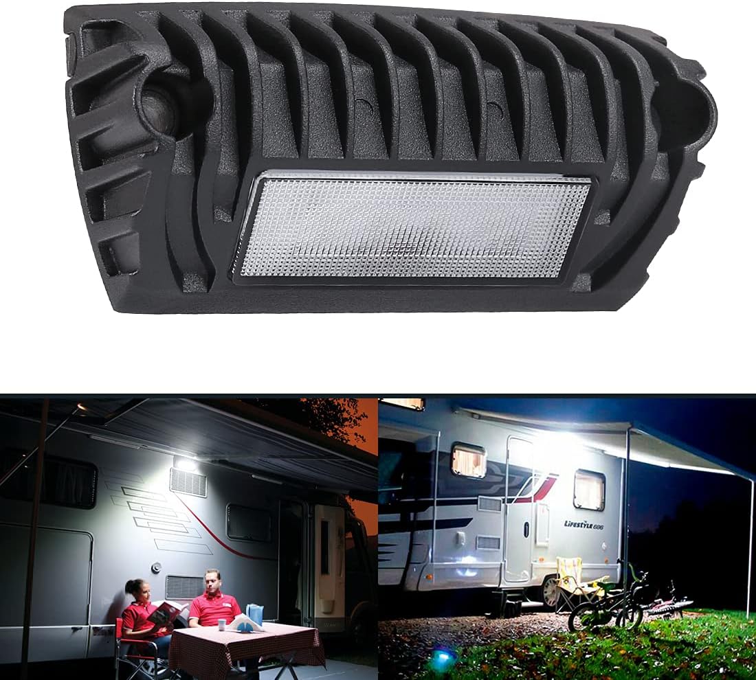 2 Pack 12V LED RV Ceiling Dome Lights with Touch Dimmer, Natural White 4000K Y136387