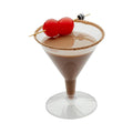 Crystal Clear Plastic Martini Glass 4.8 oz 100ct G351