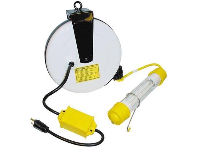 Stubby 13 Watt Fluorescent Light Reel with 40& Cord J416630