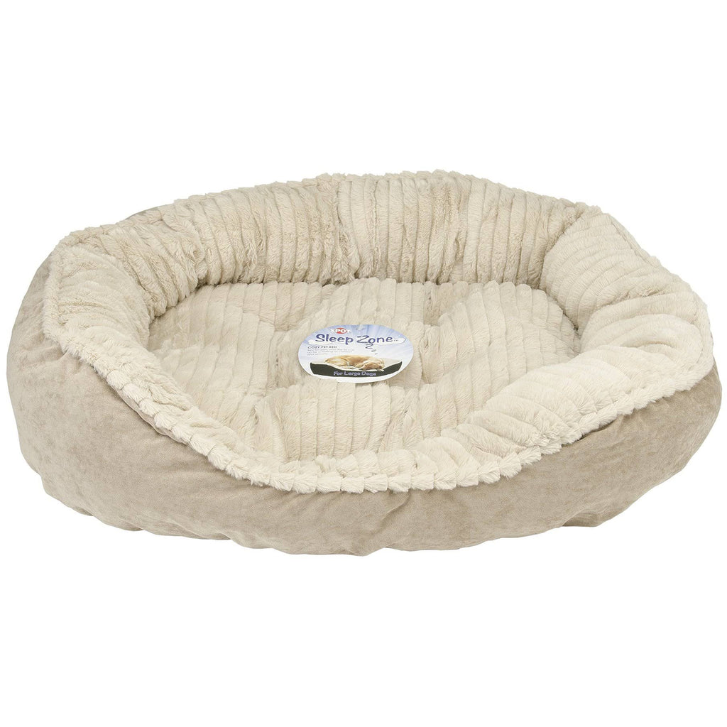 Tan Plush Cuddler Step-In Bed S135