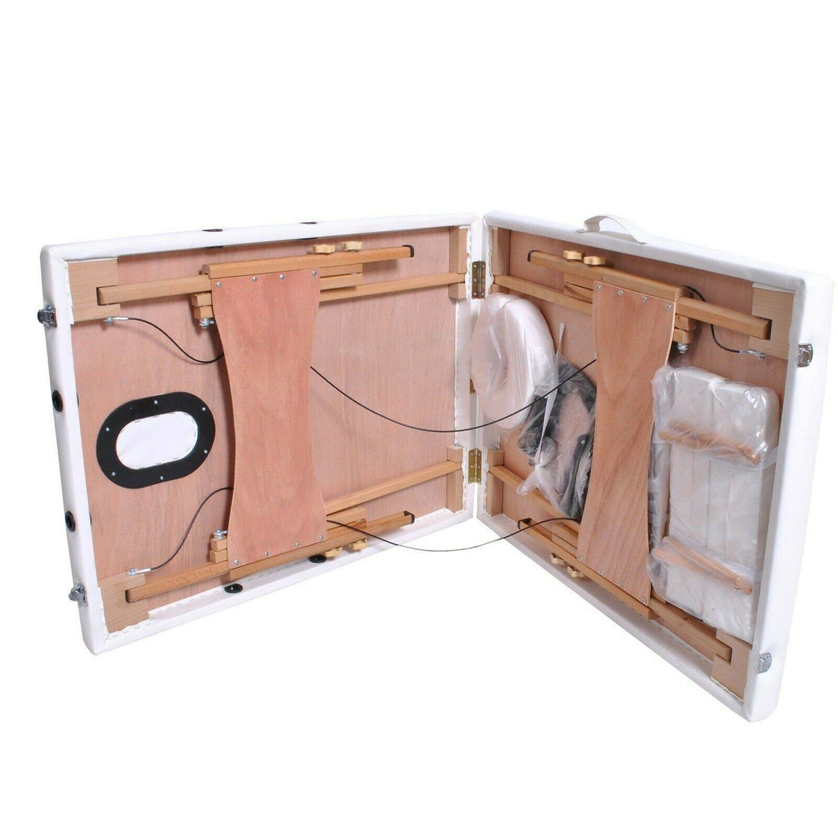 Black Massage Table with Carry Case P826