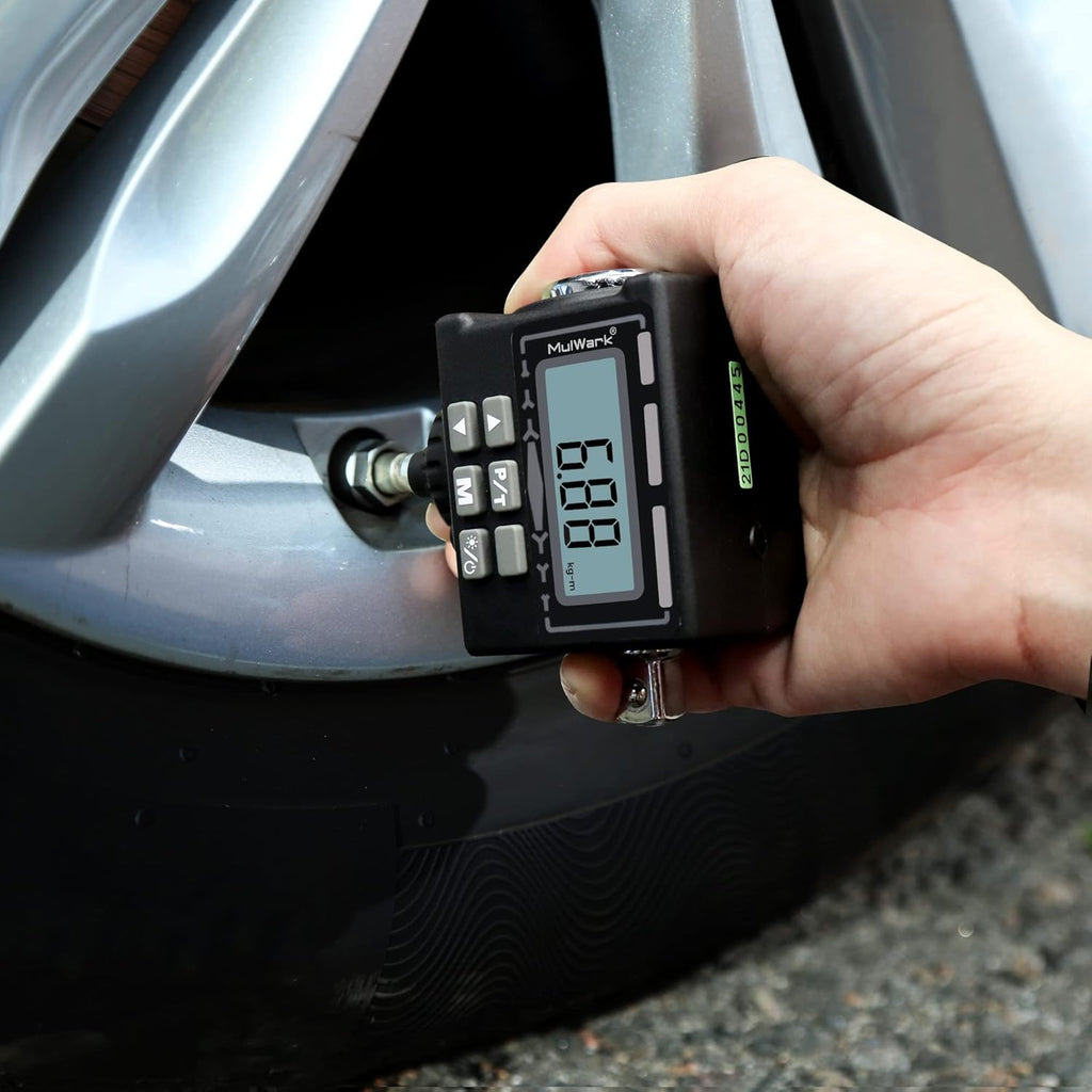 3/8 Drive Digital Torque Adapter Converter with Tire Pressure Gauge E385373