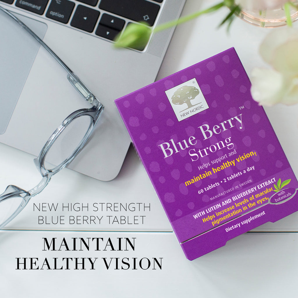 Blue Berry Strong Eye & Vision Support Supplement 120 Tablets Q30515