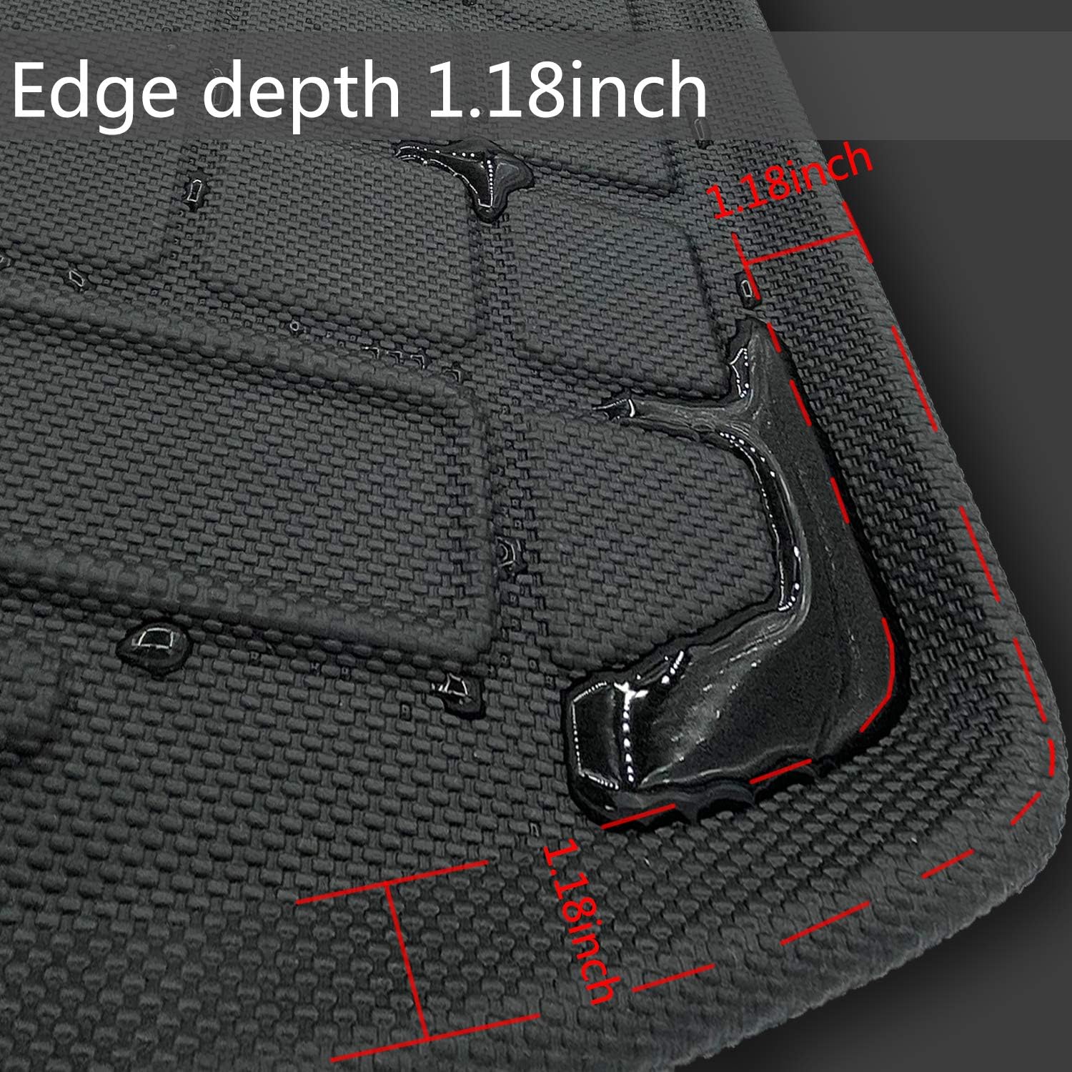 All Weather Custom Fit Floor Mats for Tesla Model Y C385776