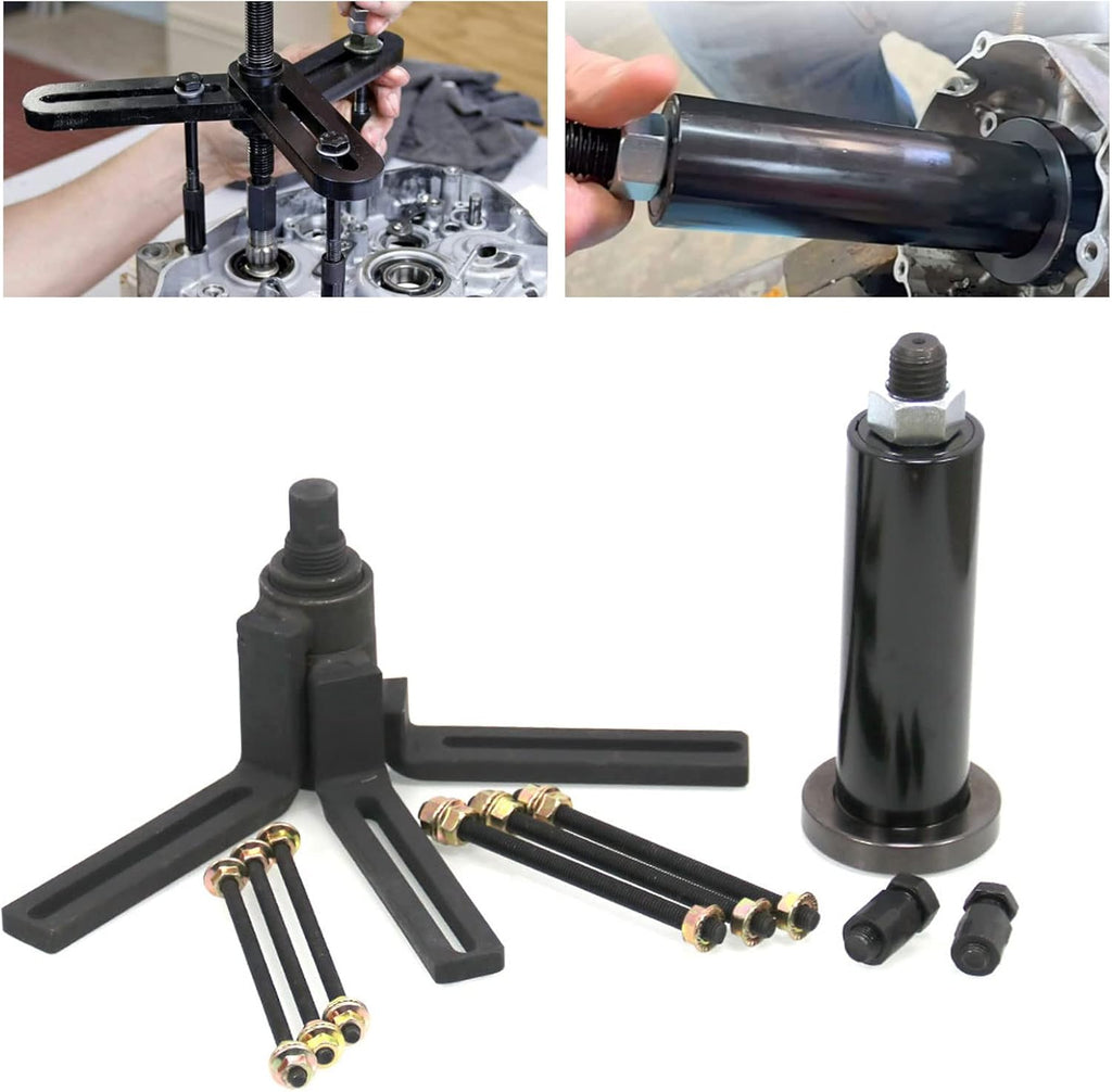 Crank Case Splitter Separator And Crank Puller Installation Tools With C-clip Adapter X980277