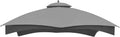 Forest Green 10X12 Replacement Canopy Top with Air Vent, Pack of 2 A728
