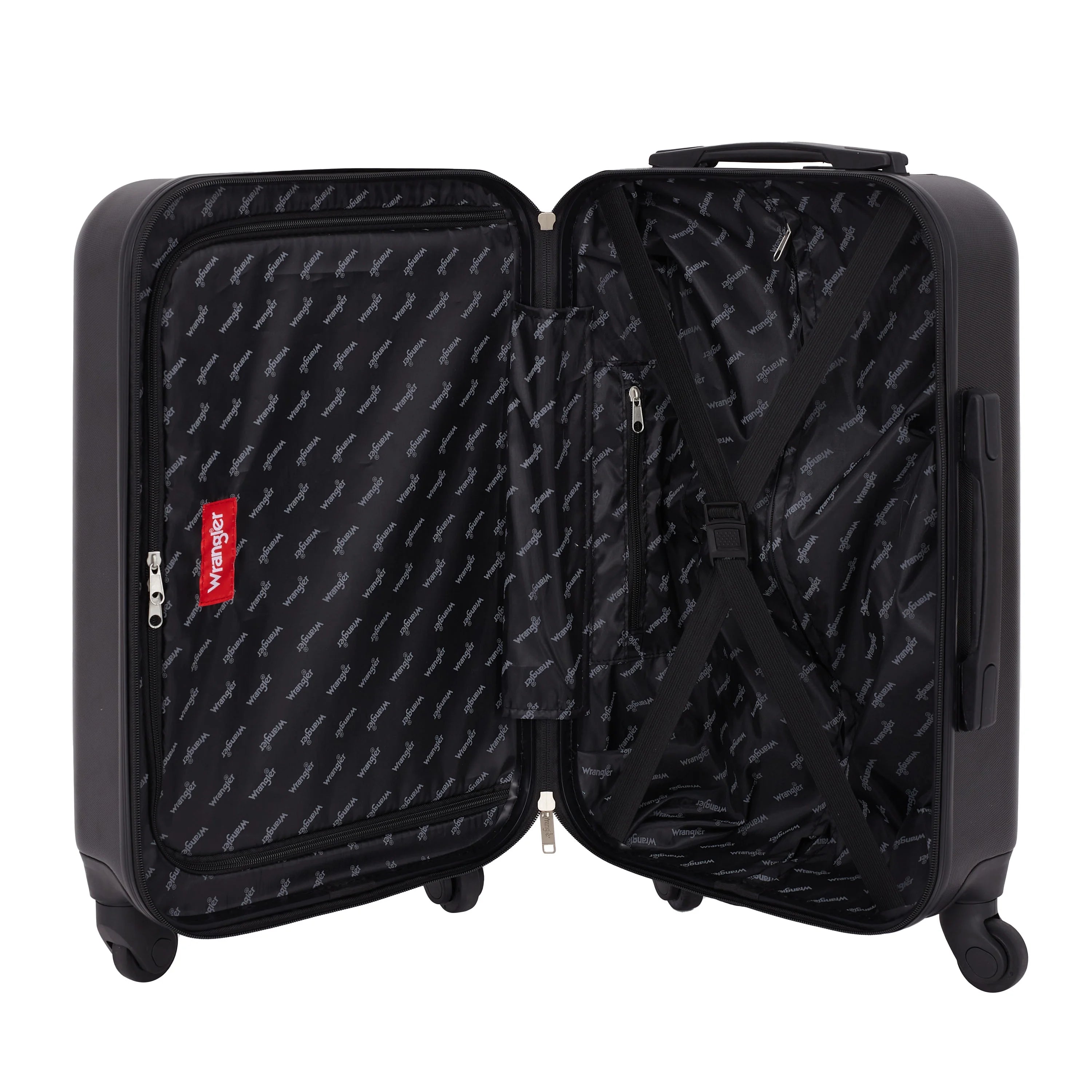 Black 20" Hard-Side Rolling Carry-on Luggage I42307