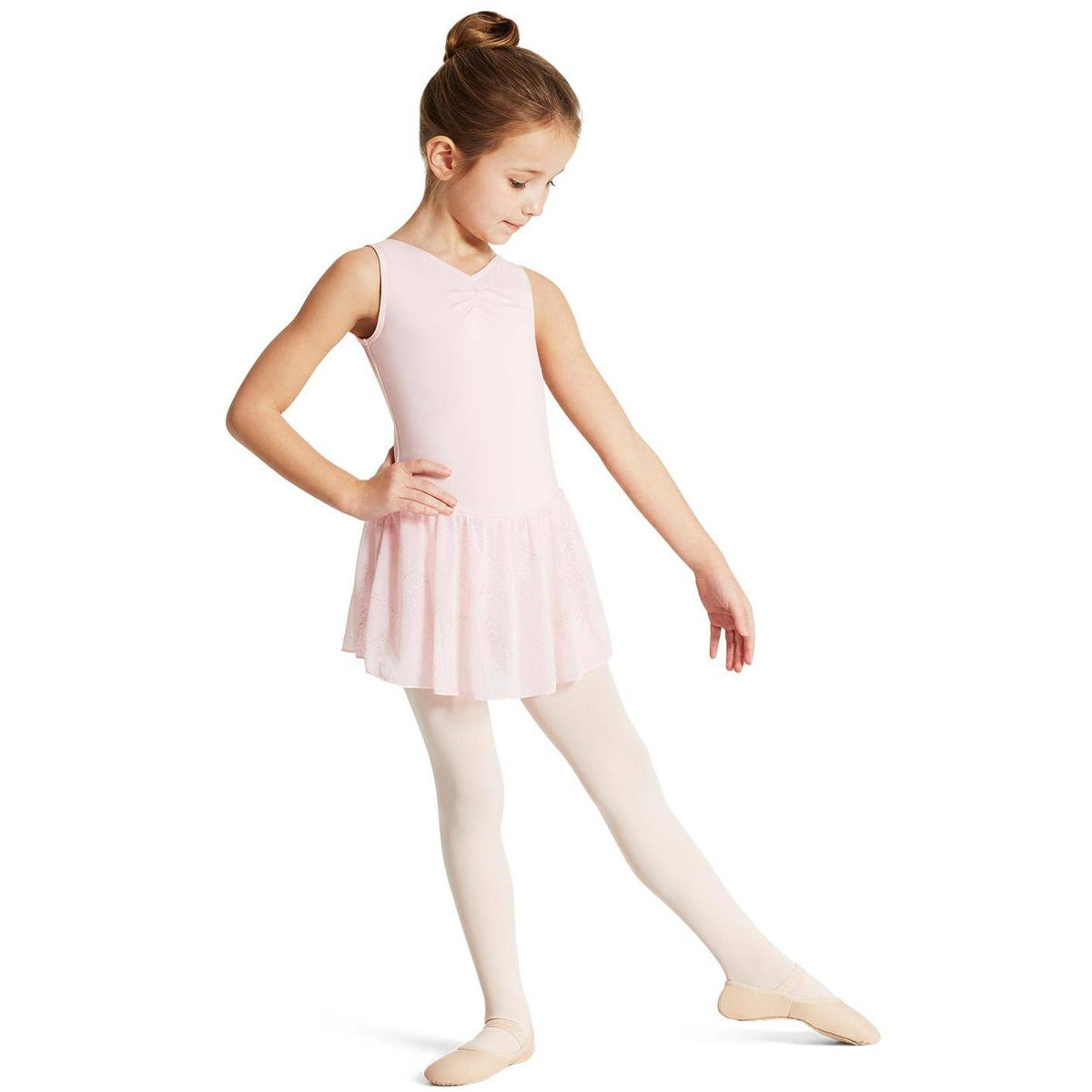 Lavender Pinch Front Tank Dress W2666