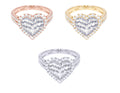 14K Yellow White Gold Diamond Engagement Ring U93367