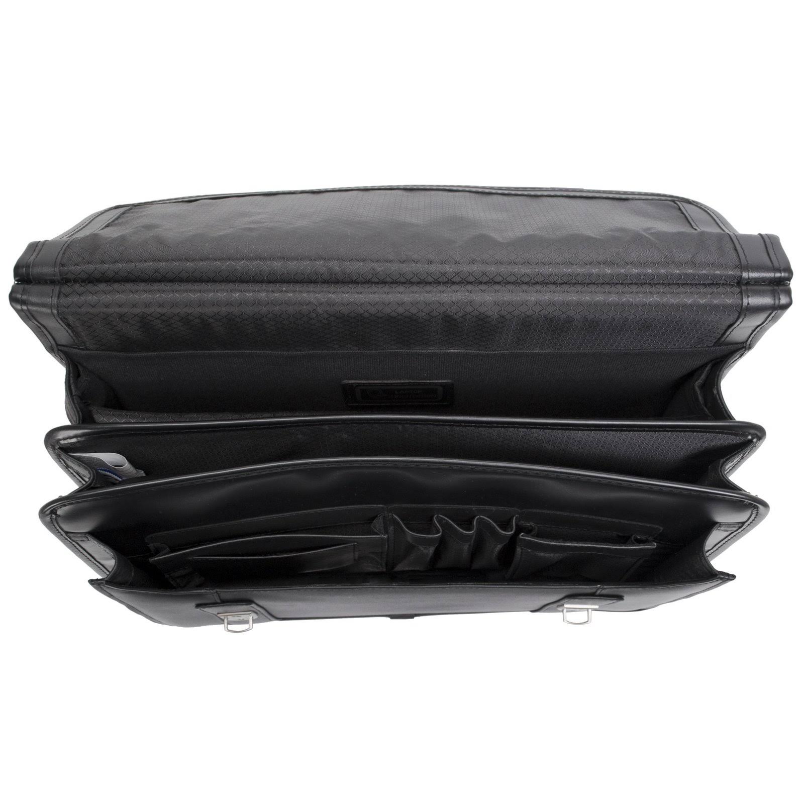 Brown Double Compartment Laptop Case P68219