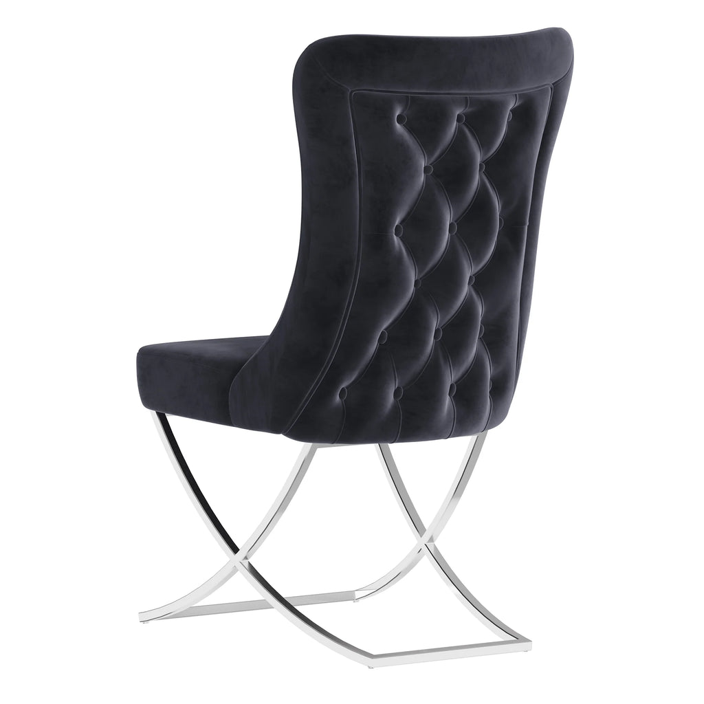 Black Upholstered Dining Chair, Set of 2 M98070