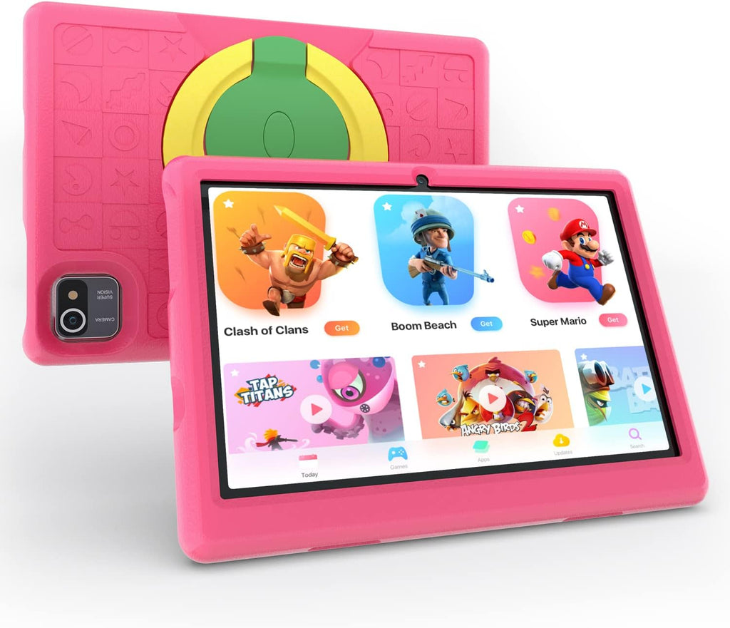 Kids Tablet 10 inch Android 10 Tablet PC 32GB ROM Quad-Core WiFi Blue Y251