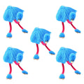 5PCS Plush Ostrich Marionette Toy (Sky-blue) S323