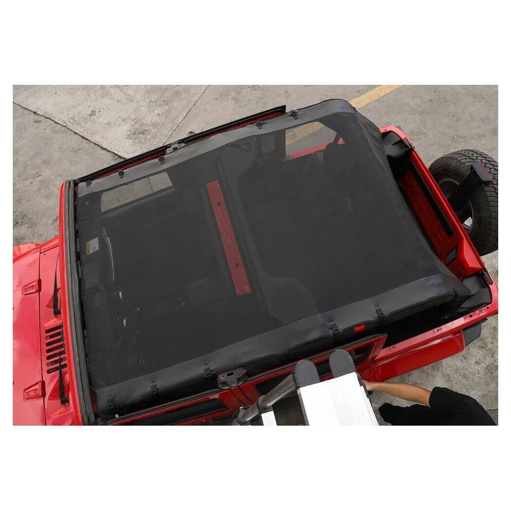 Top Bikini Roof Full Cover Sunshade Mesh Accessor 4Door Y16062